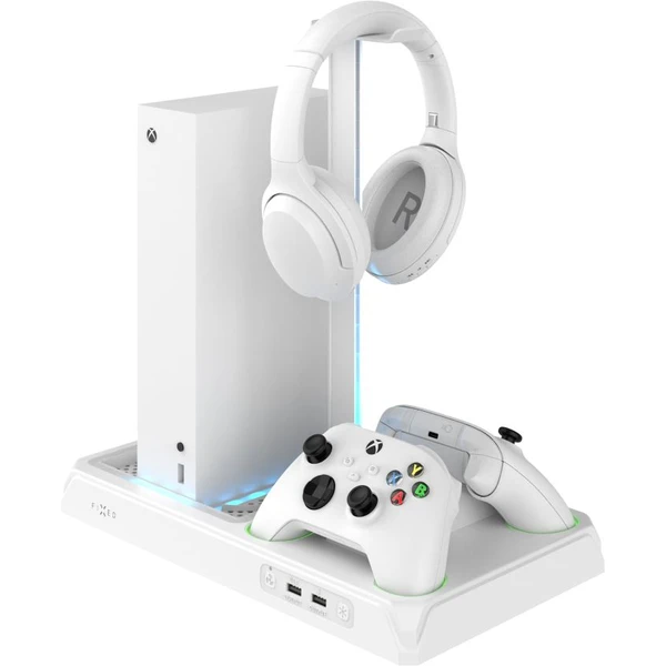 FIXED nabíjacia stanica pre Xbox Series X/S s odvetrávaním, biela - Nabíjačky - Hlavný obrázok