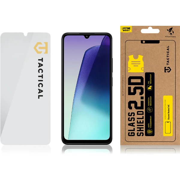 Tactical Glass Shield 2.5D sklo pre Xiaomi Redmi 14C 4G/Poco C75 číre - Ochranné fólie a sklo - Obrázok a8a5b56d07324c9693466638c99e8db1
