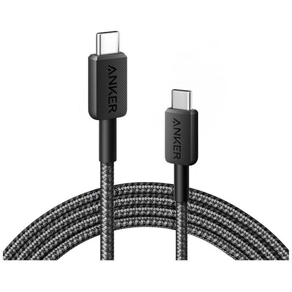 Anker kábel 322 USB-C/USB-C 1,8m 60W čierny