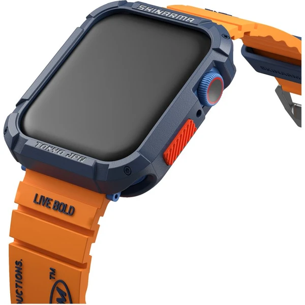 SKINARMA Shokku remienok Apple Watch 42/44/45mm oranžový - Remienky - Obrázok a8be443ee11c45029d0662f86443e570