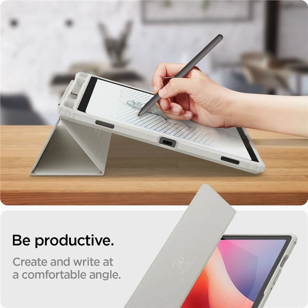 Spigen Ultra Hybrid Pro púzdro Samsung Galaxy Tab S10 FE šedé - Puzdra - Obrázok a8de10d8083f4166ba53e5cdd136634f