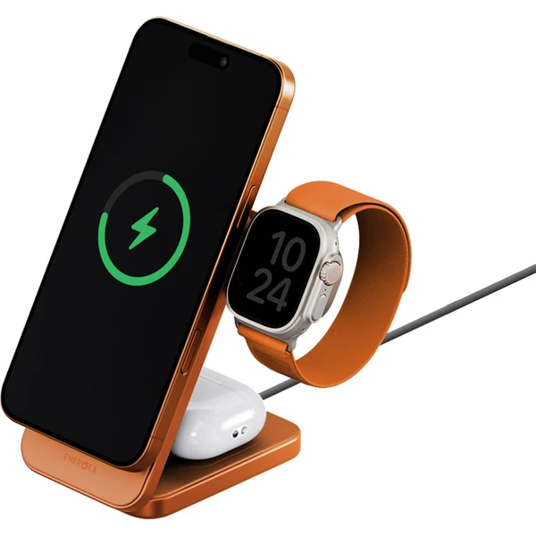 ENERGEA MagTrio 2 MagSafe 3v1 (Qi2) 25W nabíjačka oranžová - Nabíjačky - Obrázok a8ebddfd3fda4f29a9fdf686f71a848e