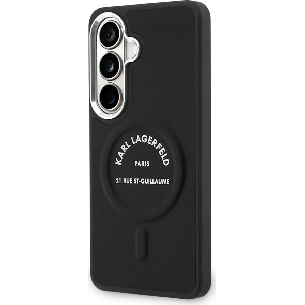 Karl Lagerfeld PU RSG Logo Magnetický kryt Samsung Galaxy S26 čierny - Puzdra - Obrázok a90abe3c0a07461397b3173f85344ad8