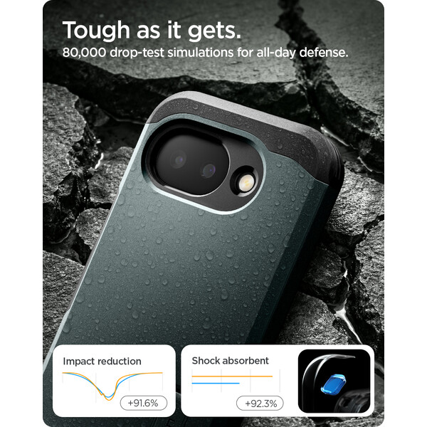 Spigen Tough Armor MagSafe kryt Google Pixel 10a abyss green - Puzdra - Obrázok a91d1c900d2146848a3a9ddc3864afcc