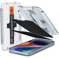 Spigen Glass tR EZ Fit Sensor Open Privacy sklo iPhone 17e/16e/14/13 Pro/13 (2-balíček) - Ochranné fólie a sklo