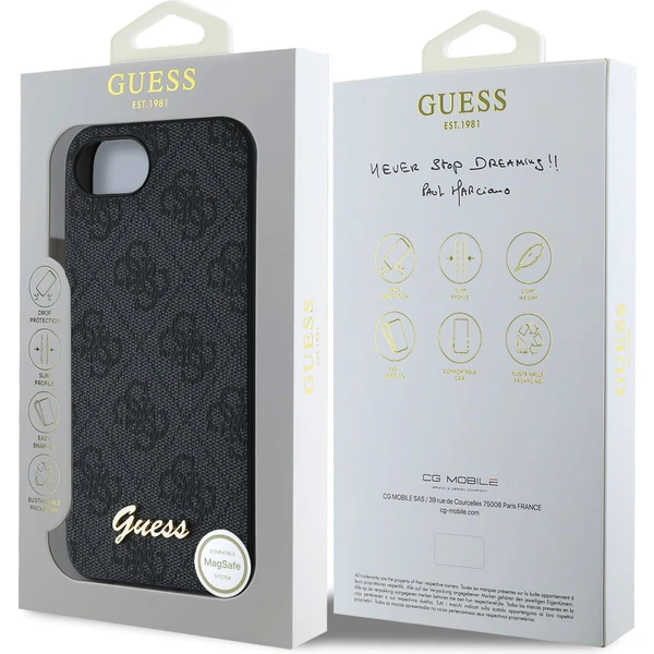 Guess 4G kryt iPhone 17e/16e šedý - Puzdra - Obrázok a93b714f9c34441e94659348e5f7eabb