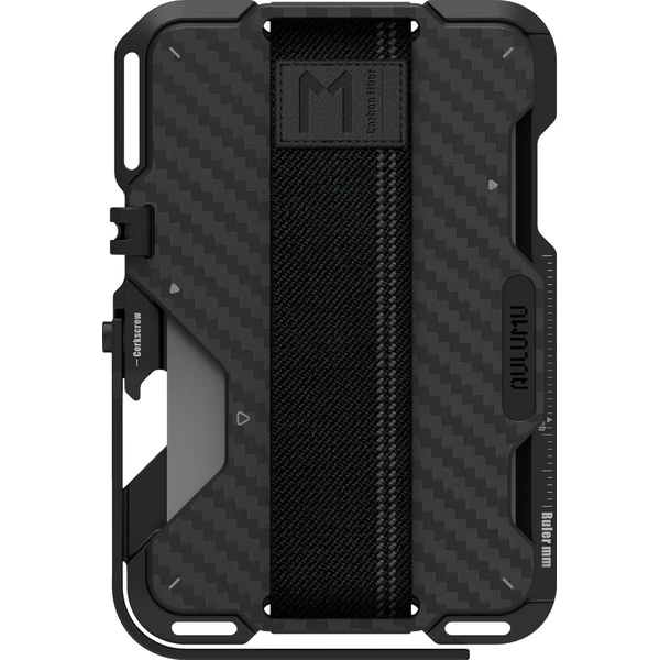 Aulumu G03 Multi-Tool magnetická kovová peňaženka MagSafe Carbon Fiber kryt - Peňaženky - Obrázok a943591f641744f0b95142e1356db23f