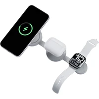 Energea Bazic GoMag Trio 2 3v1 Foldable MagSafe nabíjačka 15W svetlo šedá - Nabíjačky