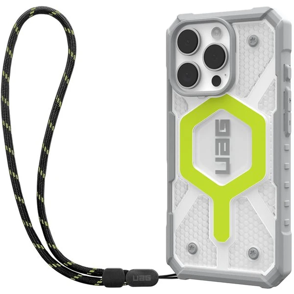 UAG Pathfinder Clear Magsafe kryt iPhone 16 Pro Active Neon Lanyard - Puzdra - Obrázok a99c51ca42104764a78bb4813adc004f