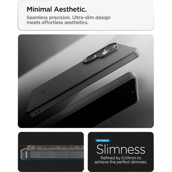 Spigen Thin Fit MagSafe kryt Samsung Galaxy S26 Ultra čierny - Puzdra - Obrázok a9a49982818f4608921b0bc9e8ce1e60