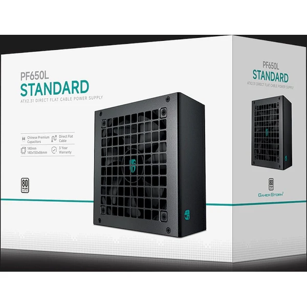 DEEPCOOL GAMERSTORM PF650L 650W čierny - Zdroje - Obrázok a9ab9748f7494ff2847f03a49f47d975