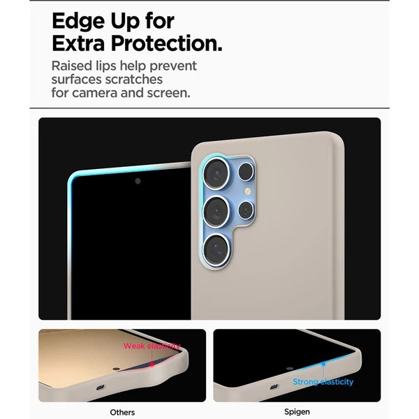 Spigen Silicone Fit MagSafe kryt Samsung Galaxy S25 Ultra prírodný titán - Puzdra - Obrázok a9b490854d03457fa1605f227bf063cd