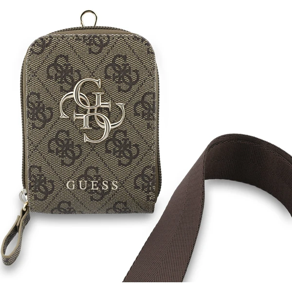 Guess Crossbody Popruh PU 4G Metal Logo + Peňaženka hnedá - Popruhy a crossbody - Obrázok a9c1614e85844a5d86408af85b7b7c68