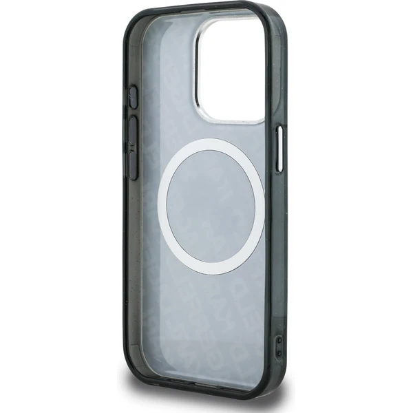 Karl Lagerfeld IML K&CH Heads Repeated Logo MagSafe kryt iPhone 15 Pre čierny - Puzdra - Obrázok a9e1d94b0c504f599e918a46413eb188