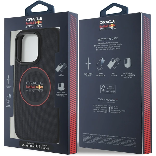 Oracle Red Bull Racing PU Leather Red Ring MagSafe kryt pre iPhone 13 Pre modrý - Puzdra - Obrázok a9e9dba56bc848e7bfd0cc924d385590