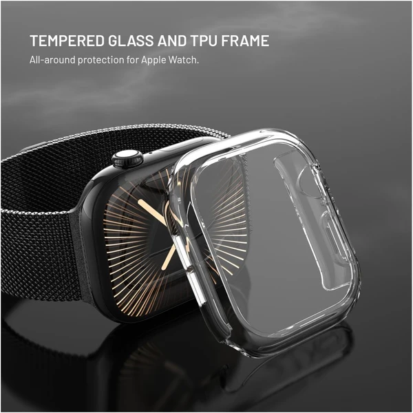 FIXED Pure Watch puzdro s temperovaným sklom Apple Watch Series 10 (42 mm) číre - Puzdra - Obrázok a9f5e89142ad4ece8f2f1b5bcb29ae7d