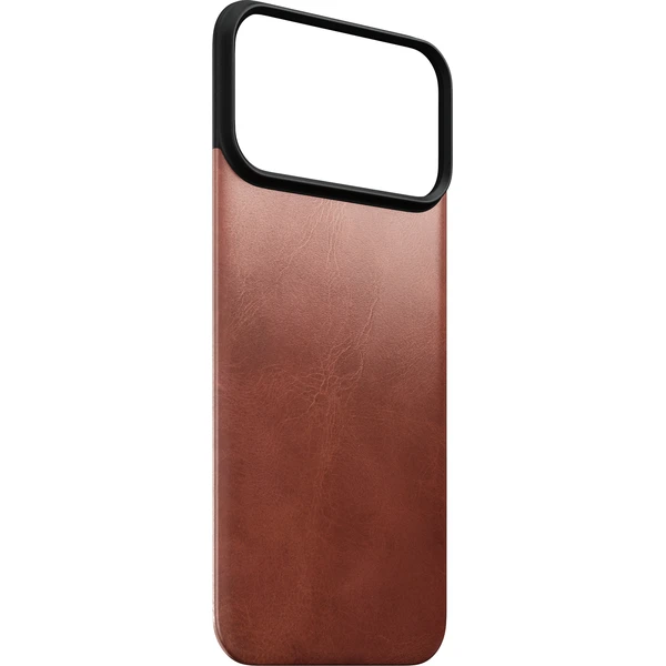 Nomad Magnetic Leather Back (Horween) MagSafe kožený kryt iPhone 17 Pro Max/18 Pro Max Olde Dublin - Puzdra - Obrázok aa01e4f5f3d04f39ae2aeadfbcb8089b