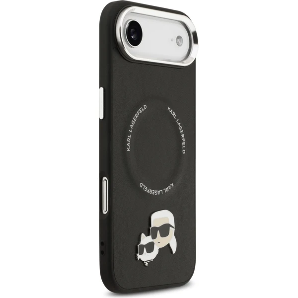 Karl Lagerfeld PU Karl and Choupette Heads Pins MagSafe kryt iPhone Air čierny - Puzdra - Obrázok aa2367cee23a40188dab7ea0360d063f