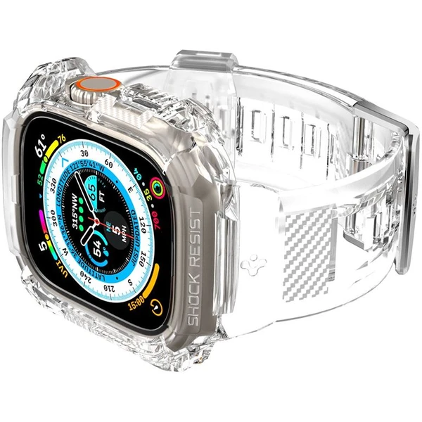 Spigen Rugged Armor Pro krytý s remienkom Apple Watch Ultra 3/2/1 (49mm) číry - Puzdra - Obrázok aa2f2bbb7dd440abacb62f99a448bd3b