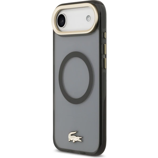 Lacoste PC/TPU Frosted Finish zlatý Logo MagSafe kryt iPhone Air čierny - Puzdra - Obrázok aa578d37b0754963ac5374faed844bb6