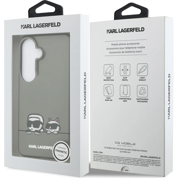 Karl Lagerfeld IML K&CH Peekaboo Logo Magnetický kryt Samsung Galaxy S26 čierny - Puzdra - Obrázok aa61d7b55c184b569175079f1b285e26