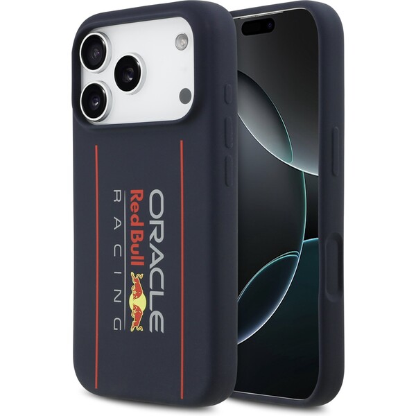 E-shop Oracle Red Bull Silicone Vertical Logo MagSafe kryt iPhone 17 Pro modrý