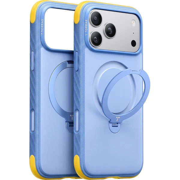 Torras Ostand Q3 Rugg, modrá - iPhone 2026 Pro - Puzdra - Hlavný obrázok