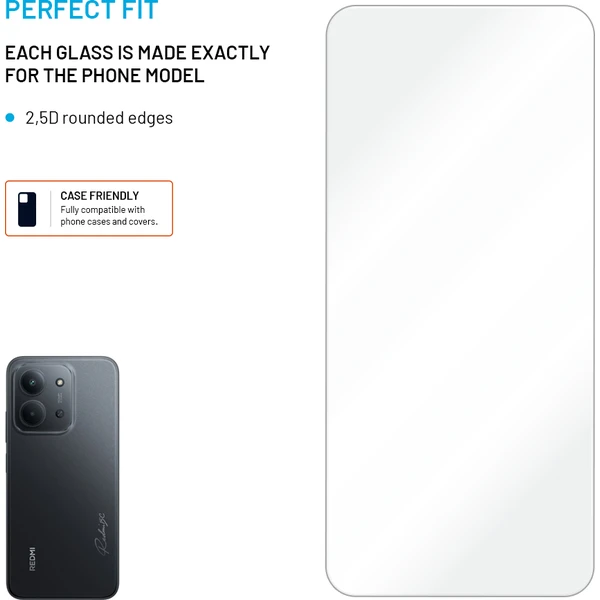 FIXED 2,5D tvrdené sklo Xiaomi Redmi 15C 4G/5G číre - Ochranné fólie a sklo - Obrázok aa9dba92107c40a3b2eac14db1ca1ef5
