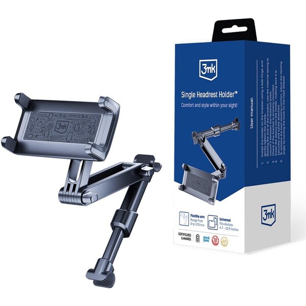 3mk Single Headrest Holder držiak do auta na opierku hlavy