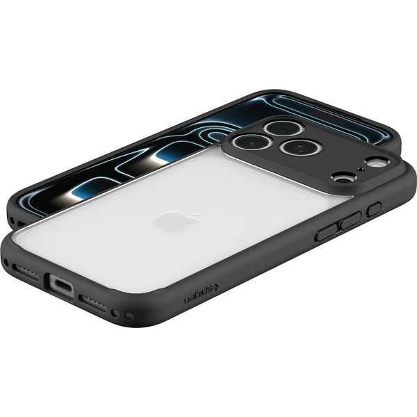 Spigen Ultra Hybrid kryt iPhone 18 Pro/17 Pro matte black - Puzdra - Obrázok aab8f4a6832548c4b2a5005ab861f70e