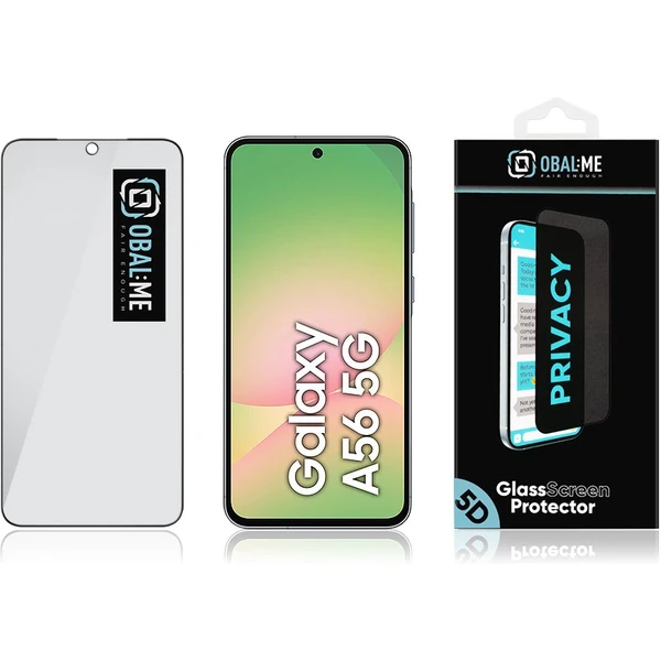 OBAL:ME Privacy 5D tvrdené sklo Samsung Galaxy A36/A56 5G čierne - Ochranné fólie a sklo - Obrázok aad0abf5d78647e1874fe758bb35ddb1