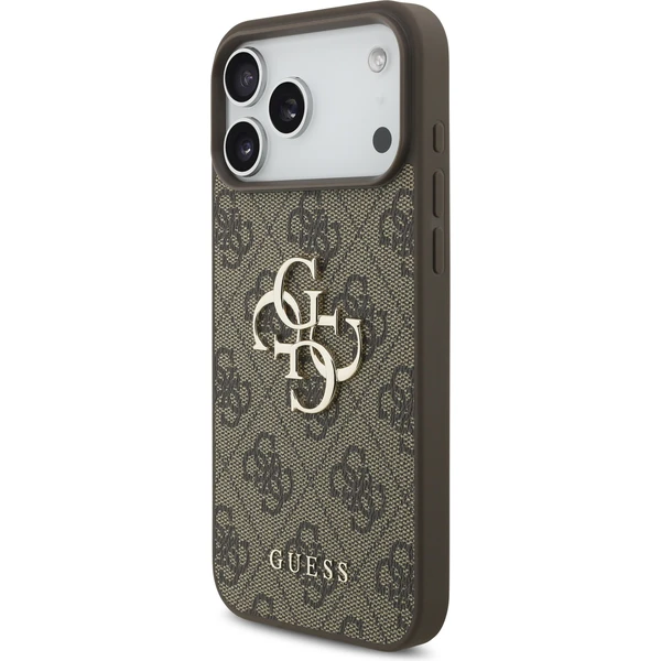 Guess PU 4G Metal Logo kryt iPhone 17 Pro Max hnedý - Puzdra - Obrázok aaeab853f2db484d93bc2e0c054d85da