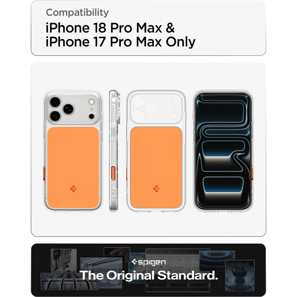 Spigen Ultra Hybrid T MagSafe kryt iPhone 18 Pro Max/17 Pro Max lesklá oranžová - Puzdra - Obrázok aafda5acd4964974999018e01f15b515