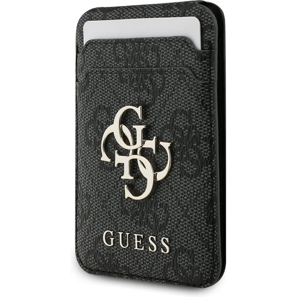 Guess 4G Metal Logo MagSafe Cardslot peňaženka so stojanom čierna - Peňaženky - Obrázok ab4b229cea494b3e8b4afa327a5c4b1b