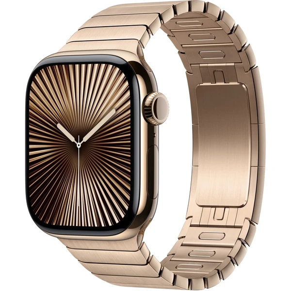 Apple Watch 42/41/40/38mm zlatý článkový ťah - Remienky - Hlavný obrázok