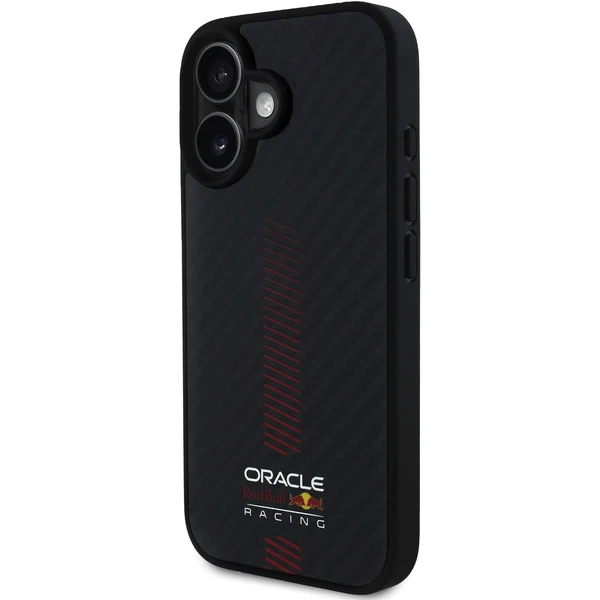 Oracle Red Bull Racing Carbon Powerbar MagSafe kryt iPhone 16 čierny - Puzdra - Obrázok ab58f6a9d6724e408ce4a7640bc70d47