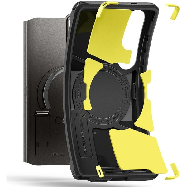Spigen Tough Armor MagSafe kryt Samsung Galaxy S25 Ultra tmavo šedý - Puzdra - Obrázok ab59931b5316450881a8188025979f63