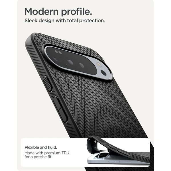 Spigen Liquid Air kryt Google Pixel 10 Pro XL matne čierny - Puzdra - Obrázok ab63f990b7a8468e923a7734457c2e08