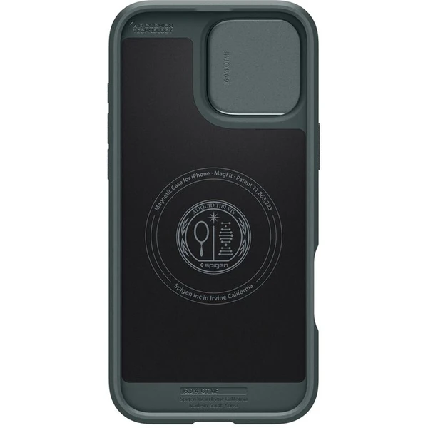 Spigen Optik Armor MagSafe kryt iPhone 16 Pro abyss green - Puzdra - Obrázok ab6d08dd9f364673893f0016267c5a6e