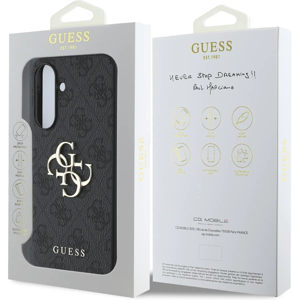 Guess PU 4G Metal Logo kryt Samsung Galaxy A56 sivý - Puzdra - Obrázok ab85fdfe3fa0495b8026b12f3e788b4d