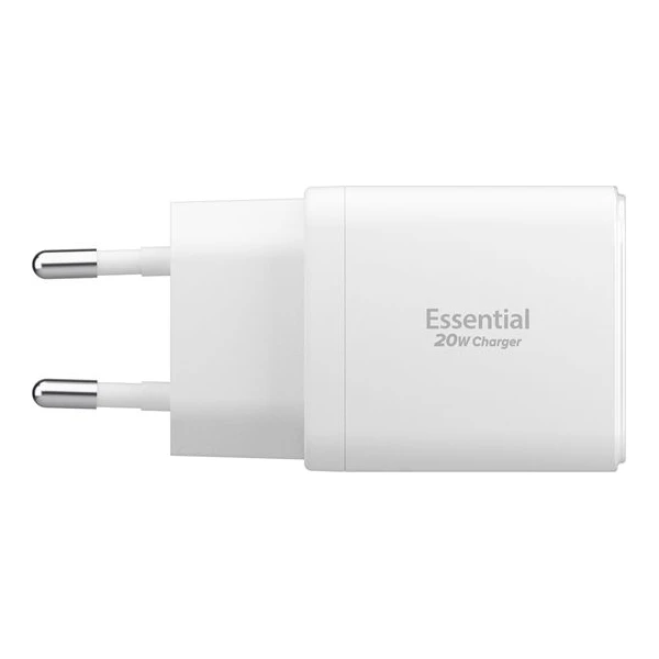 Spigen Essential EE202EU (20W) USB-C/USB-A nabíjačka biela - Nabíjačky - Obrázok ab97234e96c143e8ba1a0590e01d7201