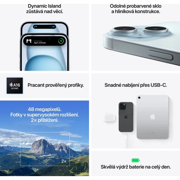 Apple iPhone 15 128GB čierny - Mobilné telefóny - Obrázok ab999583ee834603901bb3de60426228