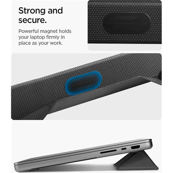 Spigen Slim Fold Laptop Stand LD201-S4 stojanček pre notebook/MacBook čierny - Stojany - Obrázok abbe8e2bc758477f9a8095aa503fa301