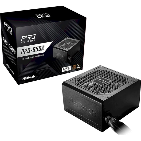 ASRock PRO-650B 650W - Zdroje - Obrázok abc37897b6f241ba93b202d323abe985