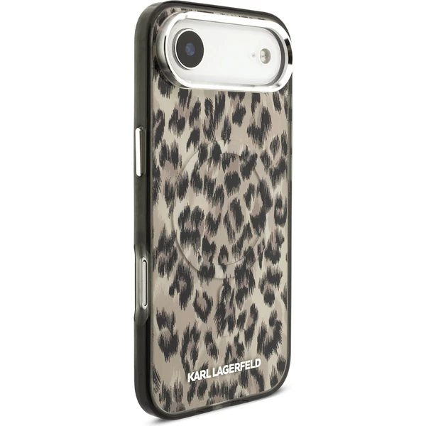 Karl Lagerfeld IML Leopard MagSafe Zadný Kryt pre iPhone Air hnedý - Puzdra - Obrázok abcb6af1777e4fb58eb99ee44ce4c9bb