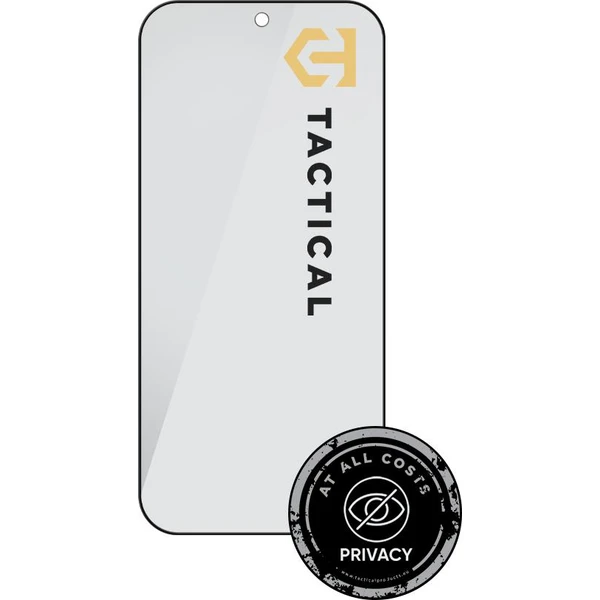 Tactical Glass Shield Privacy Stealth 5D sklo pre Xiaomi 17T Pro Black - Ochranné fólie a sklo - Obrázok abcf505525cb4ae2a3bf1a865e216647