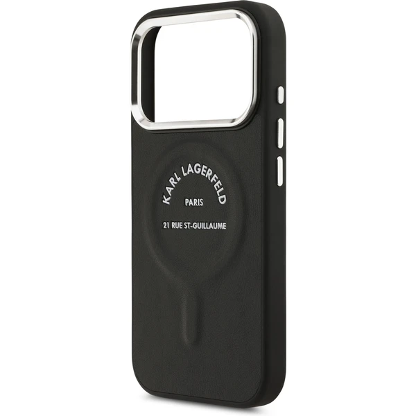 Karl Lagerfeld PU RSG Logo MagSafe kryt iPhone 17 Pro čierny - Puzdra - Obrázok abd4e1e1643d4513b2f3118733f4b56c