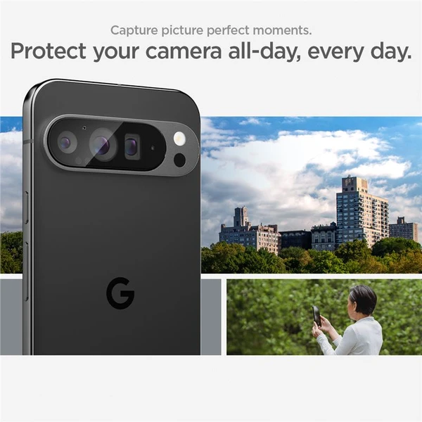 Spigen Glass TR EZ Fit Optik 2 Pack tvrdené sklo na fotoaparát Google Pixel 9 Pro XL číre - Ochranné fólie a sklo - Obrázok abd896ff516f444c820201f83f90115a