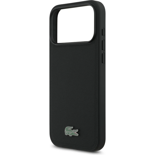 Lacoste Iconic Petit Pique MagSafe kryt + peňaženka iPhone 17 Pro Max čierny - Puzdra - Obrázok abe8603f091d4664ac61a0839bb5c454