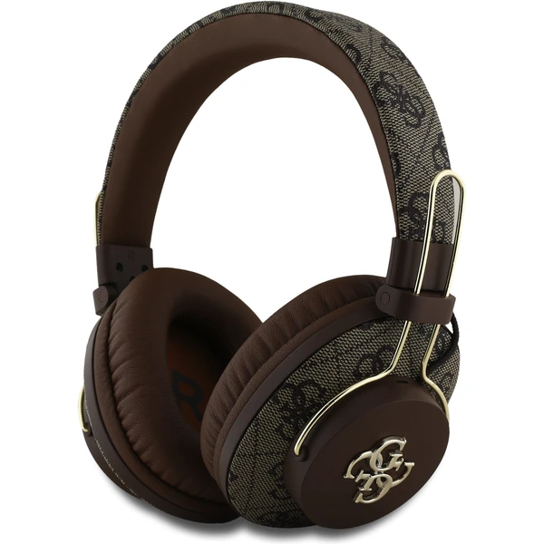 Guess PU 4G Metal Logo ENC bezdrôtové slúchadlá hnedá - Slúchadlá - Hlavný obrázok